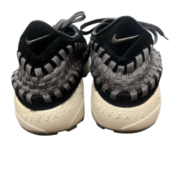 NWOT Nike Women’s Air Footscape Woven Sneaker Black/Grey – Sz 8 - Picture 7 of 11
